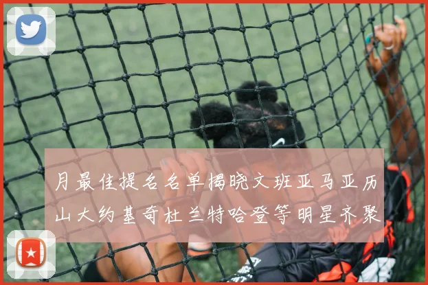 月最佳提名名单揭晓文班亚马亚历山大约基奇杜兰特哈登等明星齐聚争夺荣誉
